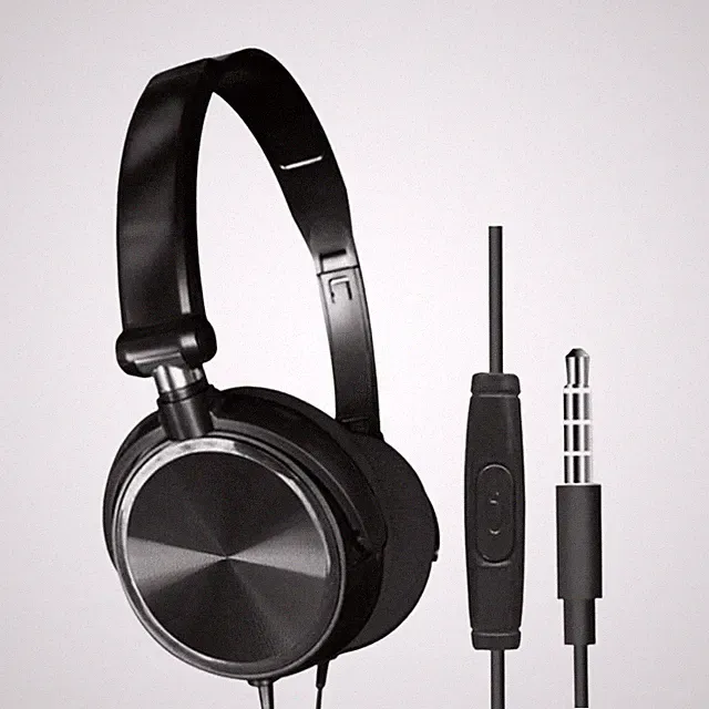 Faltbares 3,5 mm Headset mit Stereo Sound für Gaming und Telefonie