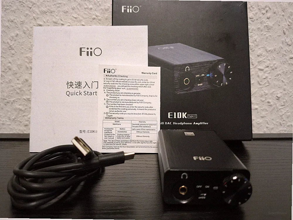 FiiO E10K (Type-C) USB DAC / Kopfhörerverstärker – Top Zustand in OVP