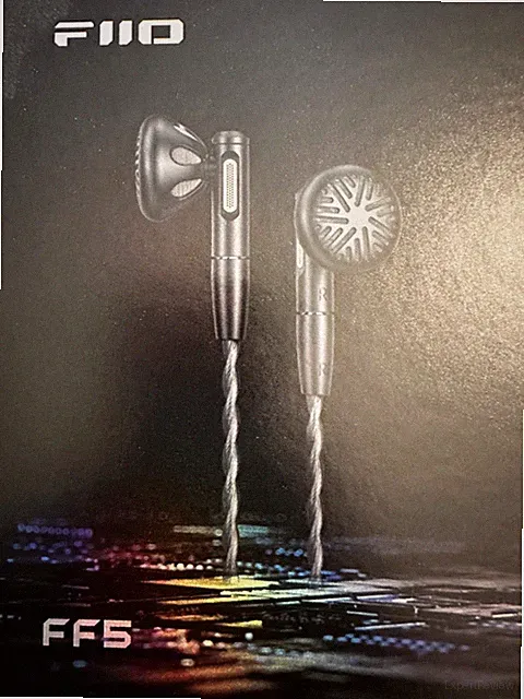 FiiO FF5 Schwarz Kopfhörer, In-Ear, Silberbeschichtetes Kupferkabel