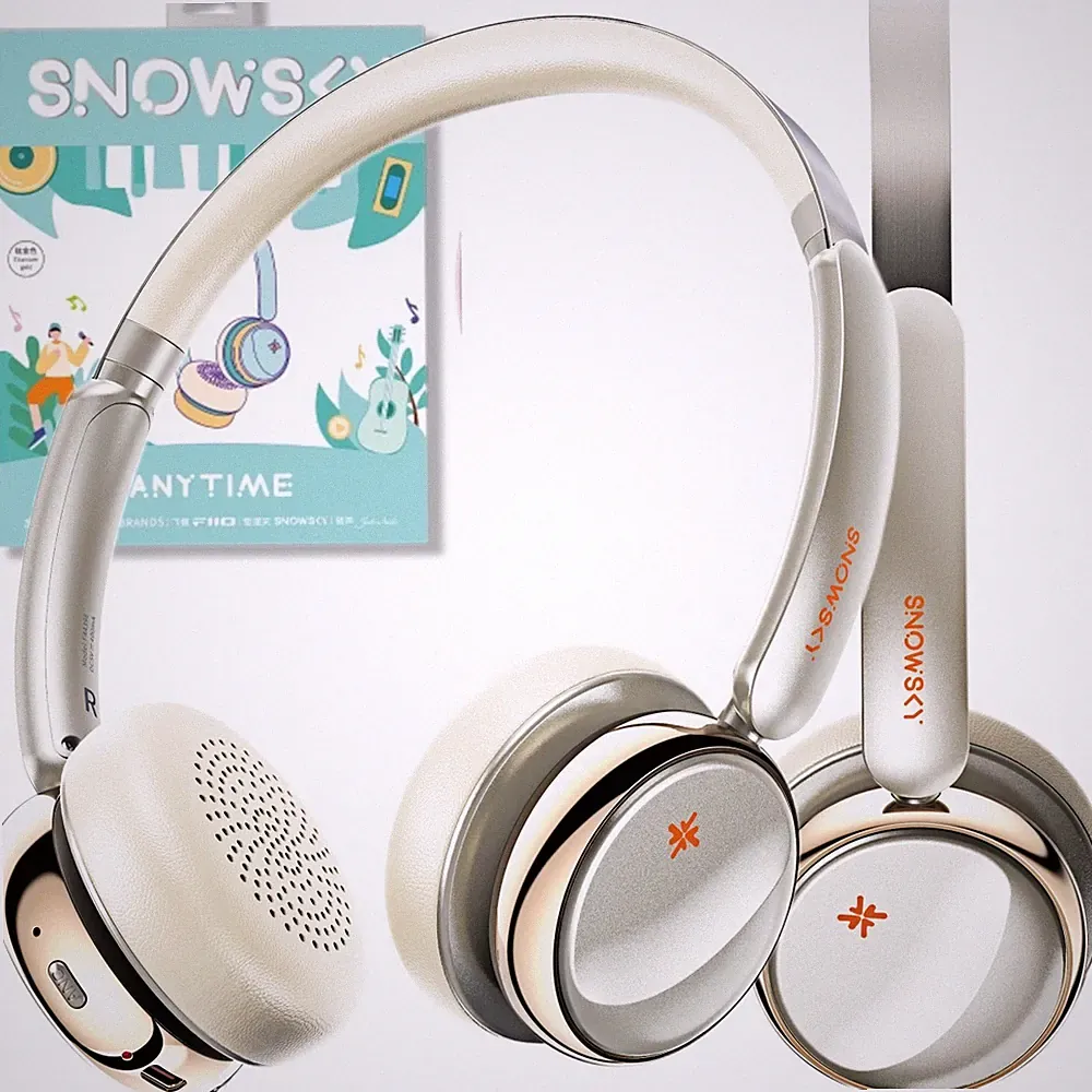 FiiO Snowsky Anytime - Titanium Gold - On-Ear-Bluetooth-Kopfhörer mit aktiver