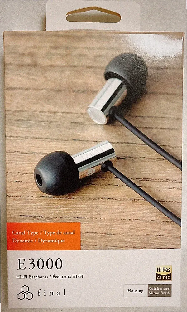 final E3000 In-Ear Monitor Hi-Res Ohrhörer aus Edelstahl, Silber, 3,5mm