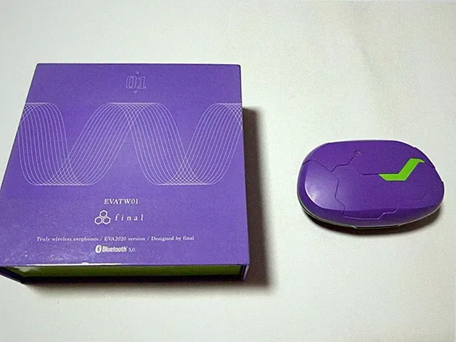 Final x EVA2020 Wireless Earphone Evangelion FI-EVATW Unit 01 mit Original Audio