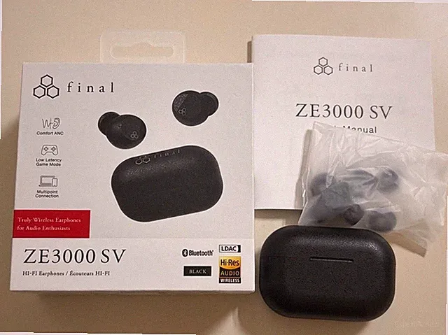Final ZE3000 f-Core für kabellose Kopfhörer Farbe schwarz mit Karton gebraucht