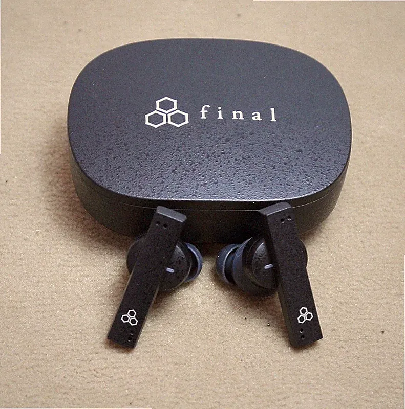 Final ZE8000 schwarz, True-Wireless InEar-Kopfhörer mit ANC aptX BT 5.2 8K-Sound