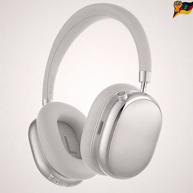 FOFUN NC95 Bluetooth Kopfhörer Kabellos Noise Cancelling Silber, 120 Std