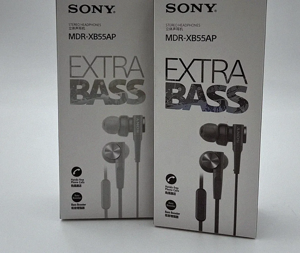 For SONY MDR-XB55AP Bass Booster In-Ear Wired Headphones In-line Remote Mic