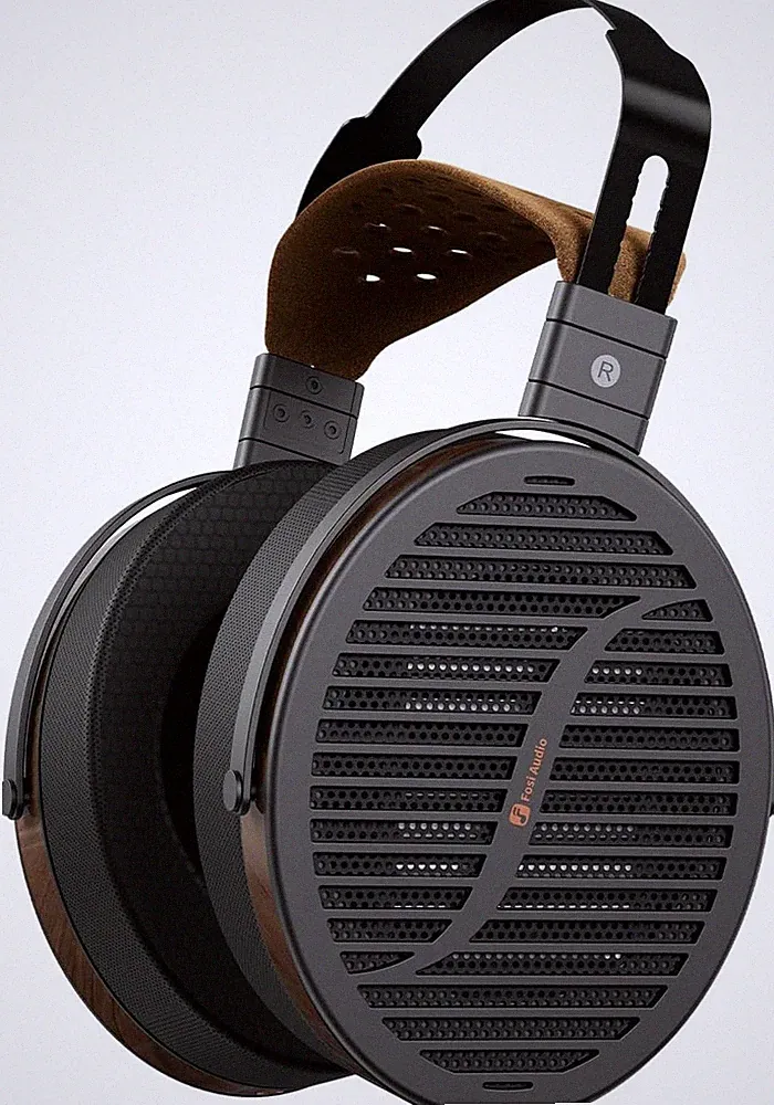 Fosi Audio i5 Open-Back Planar Magnetic Over-Ear Studio Kopfhörer Walnussholz