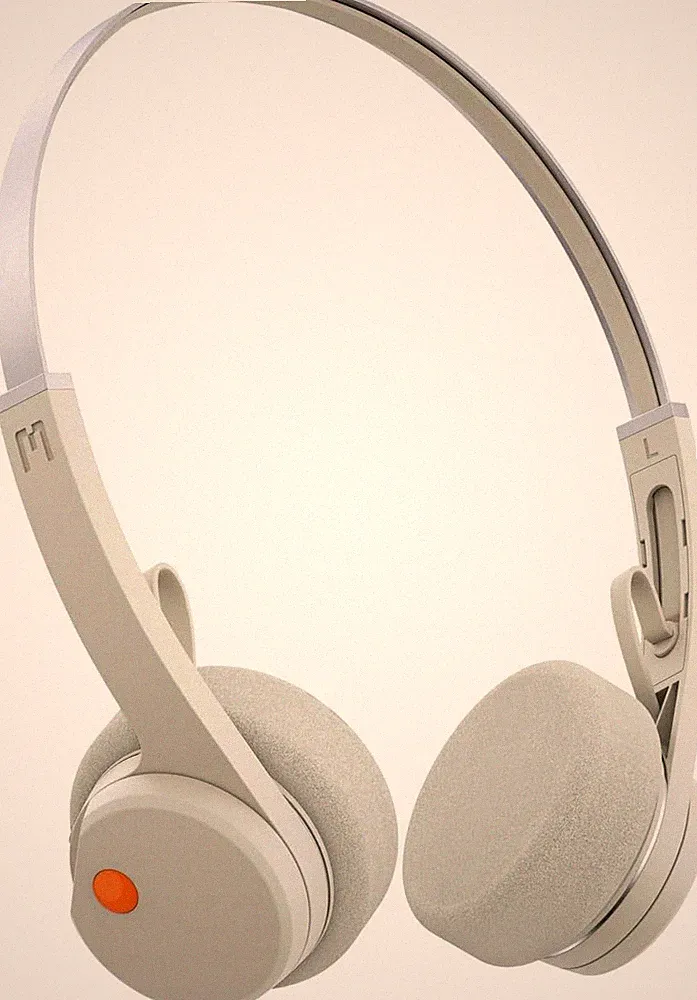 Freestyle On-Ear Bluetooth Headphones, Greige