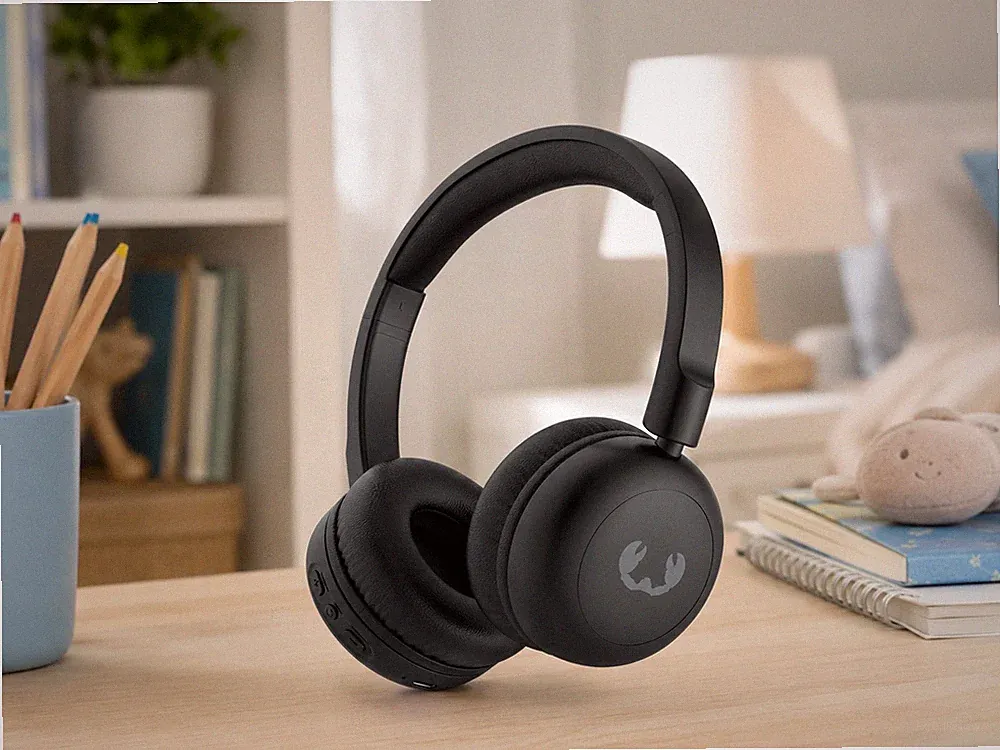 Fresh ’n Rebel Kinder Kopfhörer Bluetooth 6.0 85dB USB-C 35h Schwarz