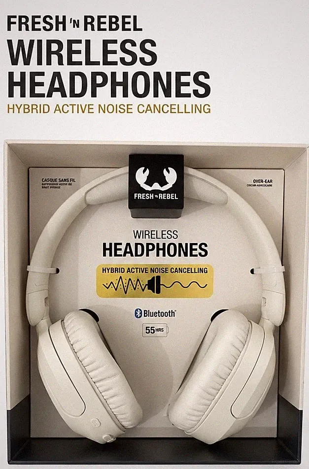 Fresh 'N Rebel Over-Ear Bluetooth Noise-Cancelling Kopfhörer, 55h Laufzeit