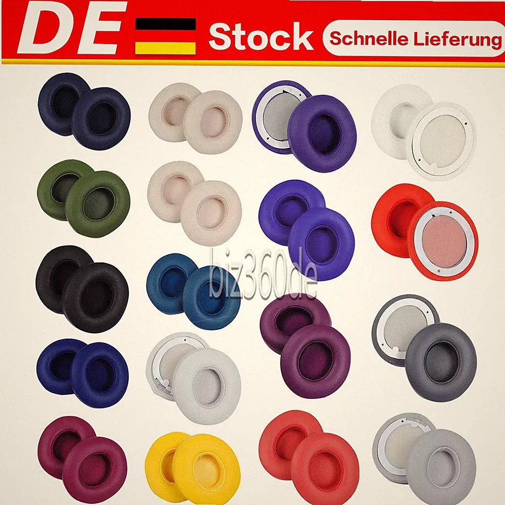 für Beats by Dr.Dre Solo 2.0 /3.0 Kopfhörer 2 x Ersatz-Ohrpolster Weiches Kissen