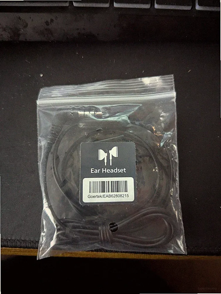 Für LG Ear Headset In-Ear Kopfhörer mit Mikrofon (Goertek EAB62808215) Schw