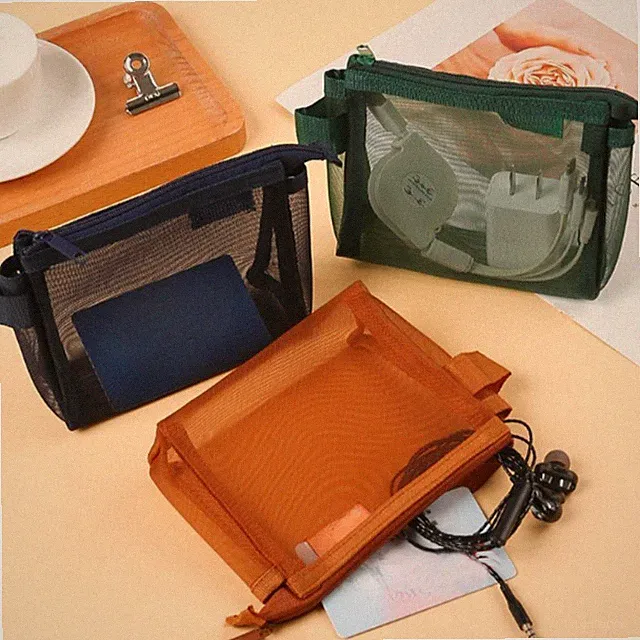 Für Mini für Kopfhörer Nylon für reißverschluss Tasche für Reise Retro Style Mu