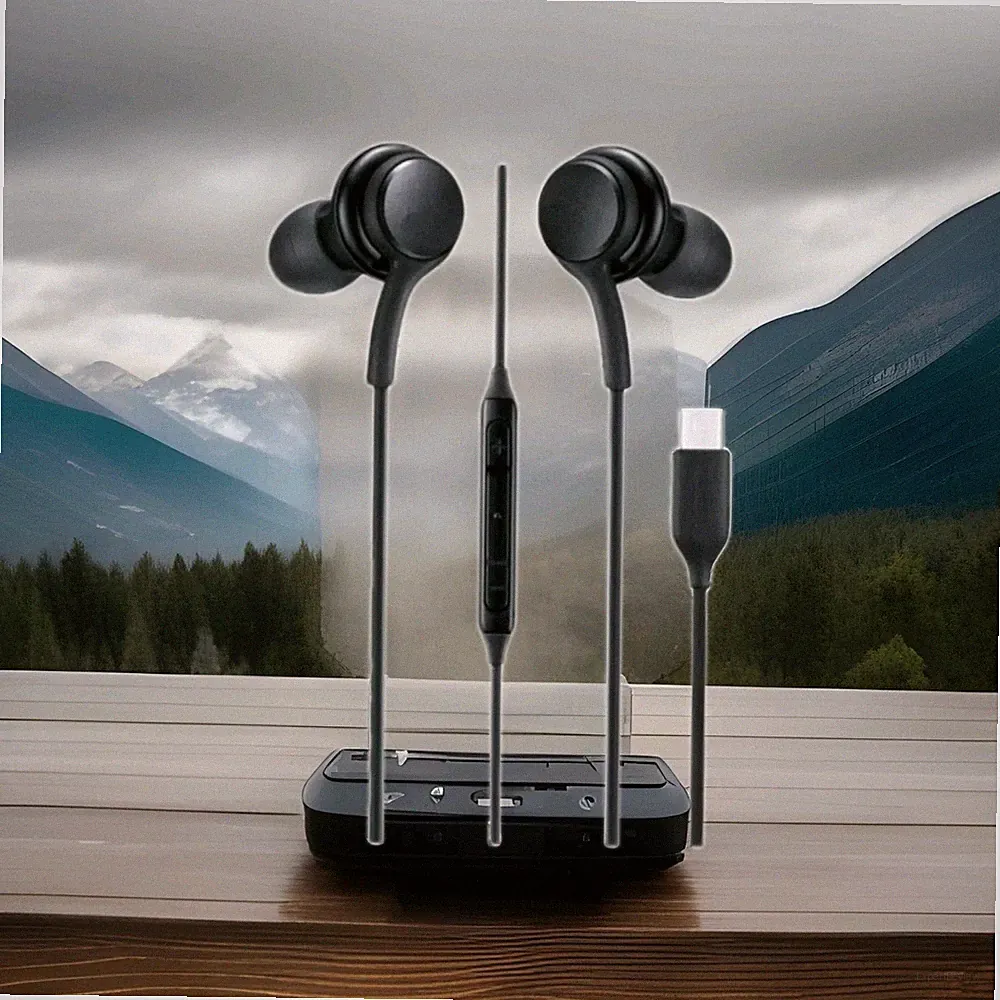 Für Samsung Handys Kopfhörer USB-C Headset in Ear kabel USB C