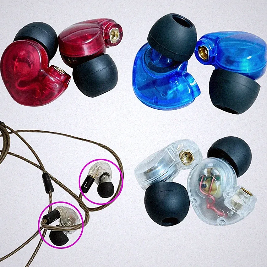 Für Shure 535 In-Ear Monitor Kopfhörer Sport Ohrhörer 10mm Treiber MMCX Stecker