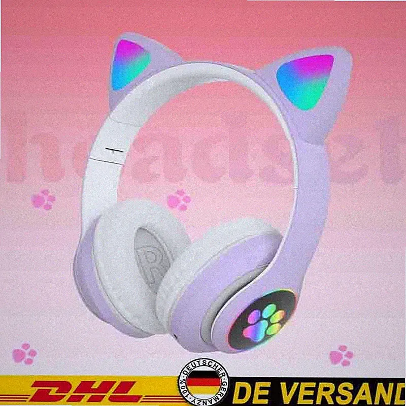 Für TV PC Handy Bluetooth 5.0 Kopfhörer HiFi Stereo Faltbare Kabellos Kopfhörer