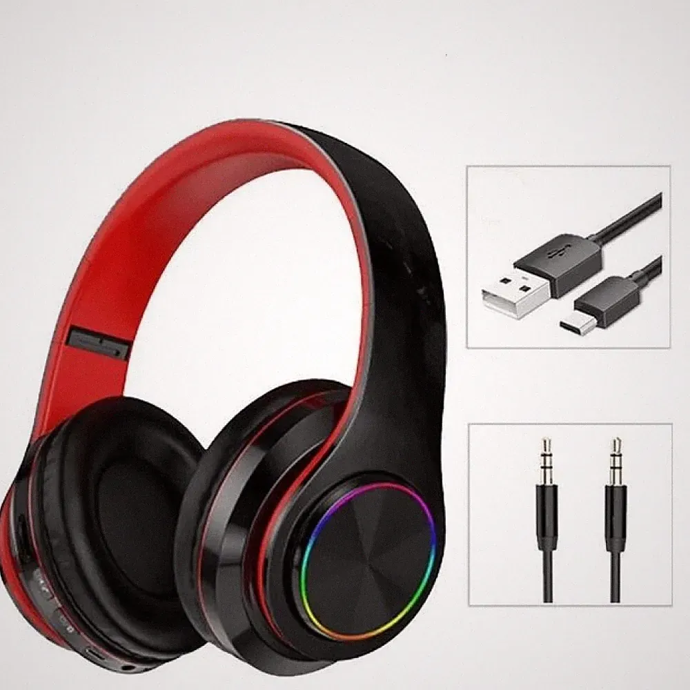 Funkkopfhörer Stereo Bluetooth 5.0 On Ear Kabellos Kopfhörer Für MP3 TV PC Phone