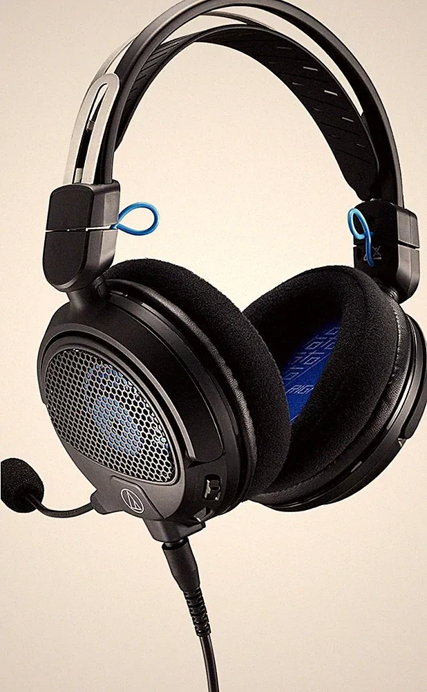 G Audio-Technica GDL3 Offenes HI-FI Gaming-Headset Over-Ear Schwarz