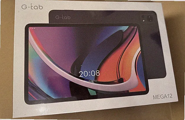 G-Tab Mega 12 Helio G99 12,4" WQXGA 8 GB 256 GB eMMC Webcam Android 15