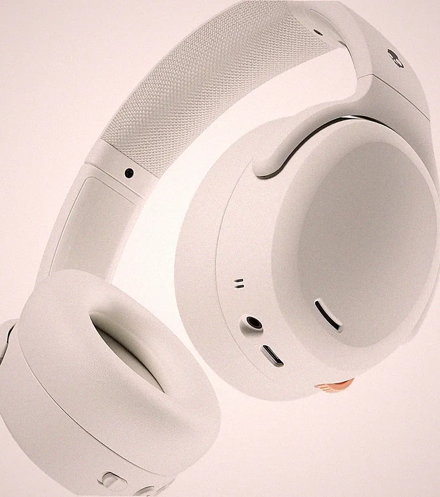 (G1) Skullcandy Crusher ANC 2 Ohraufliegende Kopfhörer - Weiß (S6CAWR740)