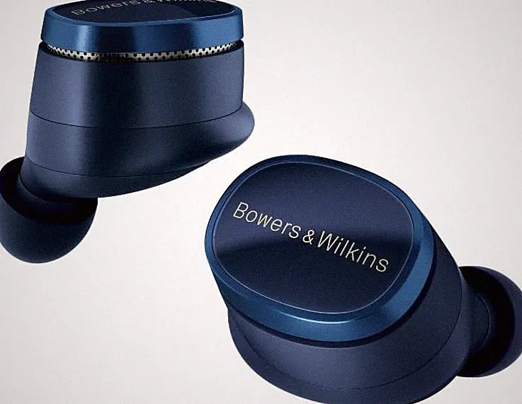 (G1B) Bowers & Wilkins PI8 - Kabellose Bluetooth High-End In-Ear Kopfhörer Blau