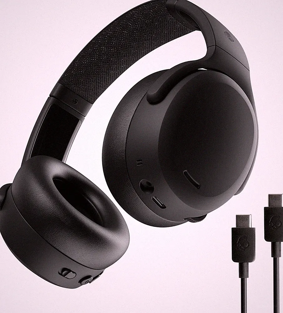 (G2) Skullcandy Crusher ANC 2 Ohraufliegende Kopfhörer - Schwarz (S6CAWR740)