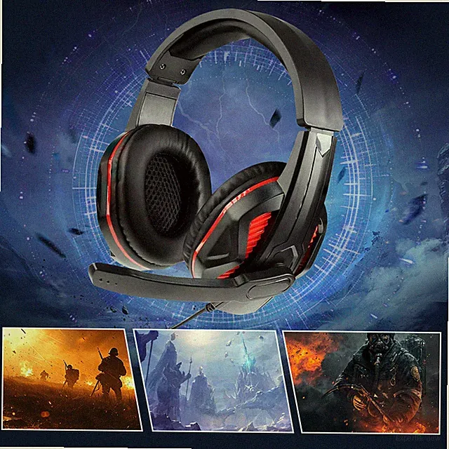 Gaming Headset, 50mm Treiber, 360-Grad-Stereo, Lautstärkeregelung am Kabel DHL