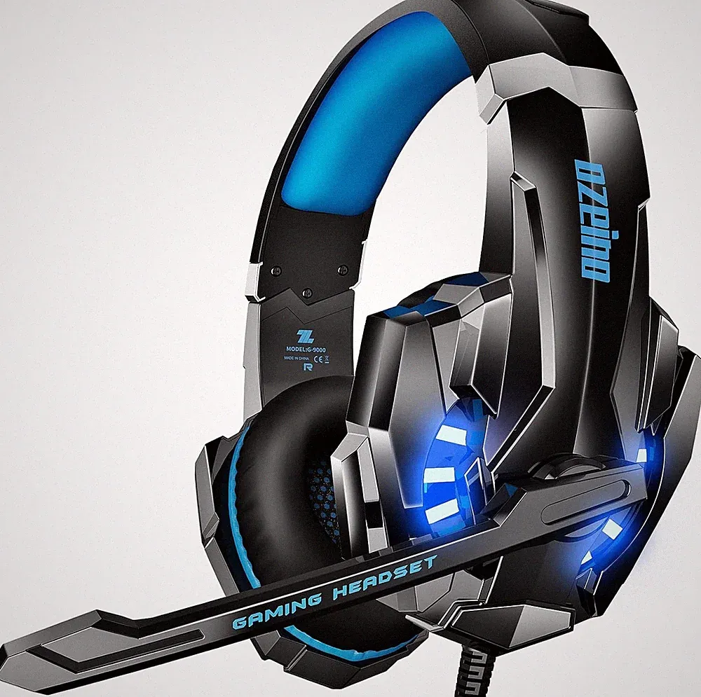 Gaming Headset für PS4 PS5 3D Surround Sound Noise Cancelling Kopfhörer