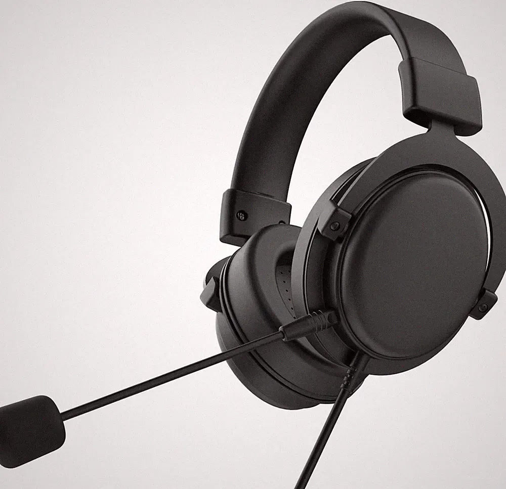 Gaming-Headset Kopfhörer Mikrofon abnehmbar, geeignet für PC, PS4 & PS5