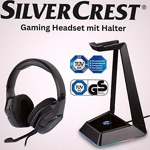 Gaming Headset On Ear Kopfhörer Computer & Videospiel Kopfhörer Inkl. Halter NEU