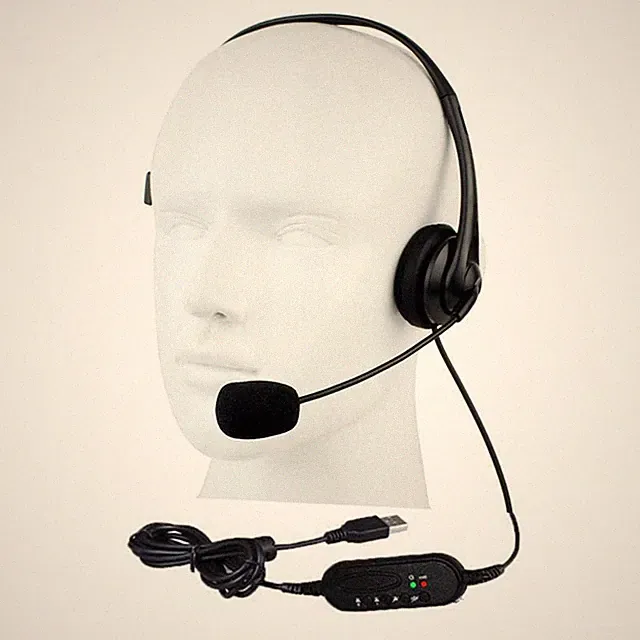 Gaming Headset USB PC Computer Kopfhörer mit Mikrofon