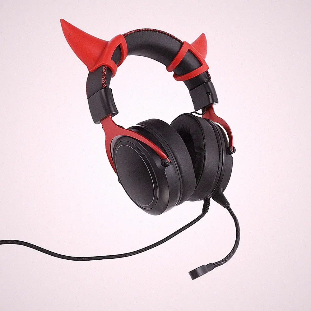 Gaming Headset Verkabelt Für PC RGB Leuchtend Mit Geräuschunterdrückung Over Ea