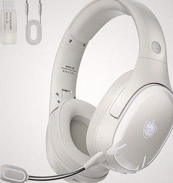 Gaming Headset Wireless Bluetooth Headset mit Dual-Chips Bluetooth 5.3 für Handy