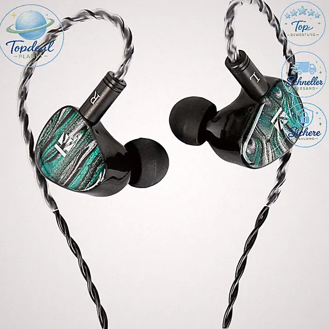 Gaming Kopfhörer 1 DD 1 BA Vibrationsknochenleitungstreiber Wired Earbuds