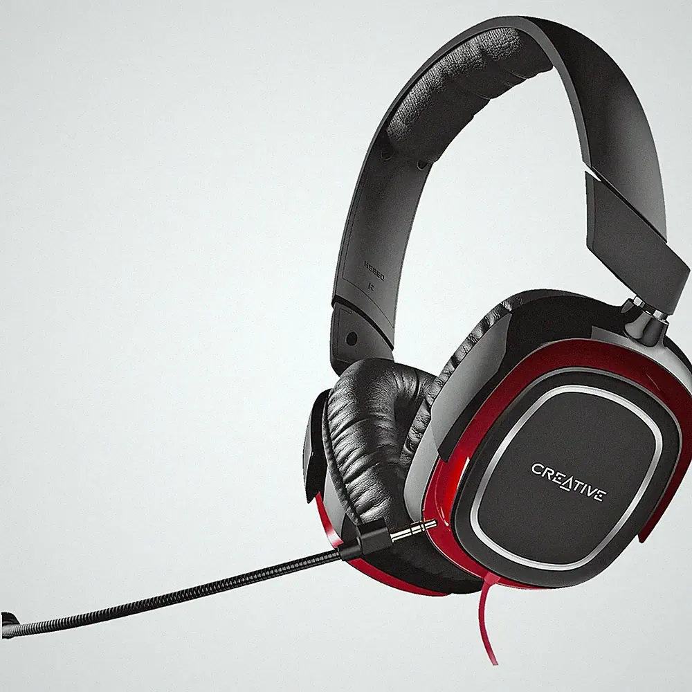 Gaming Kopfhörer HS-880 für PC mit Mikrofon Over EAR Headset Creative Draco 2