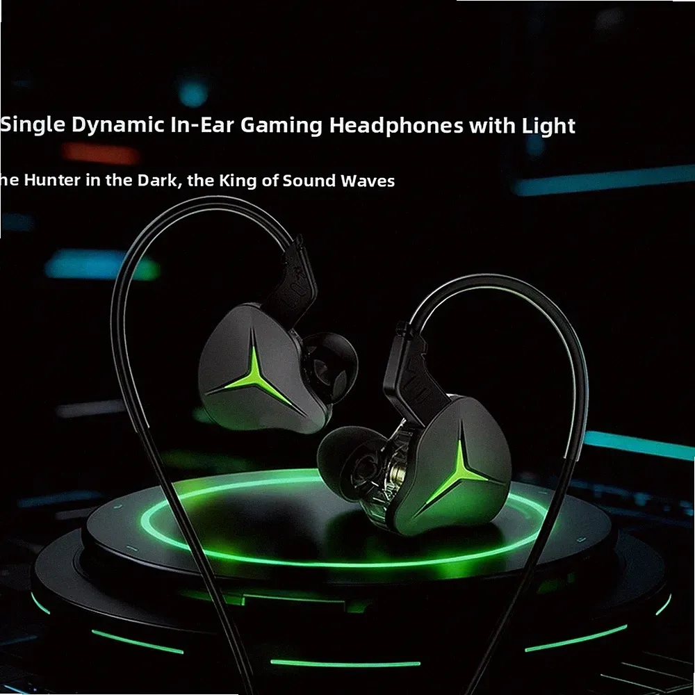 Gaming Kopfhörer kabelgebunden mit dynamischem Treiber LED-Licht und 16 Ohm Imp