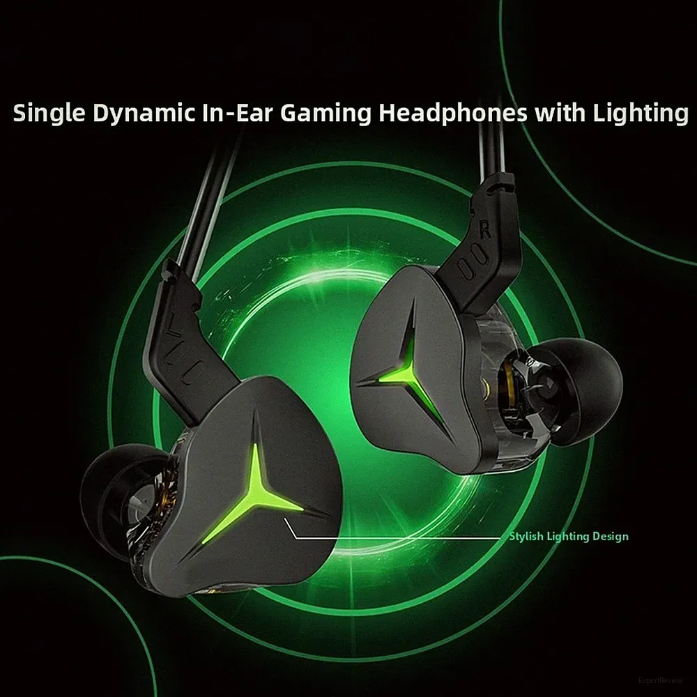 Gaming Kopfhörer kabelgebunden mit LED Licht 16 Ohm Impedanz und 1,2m Länge