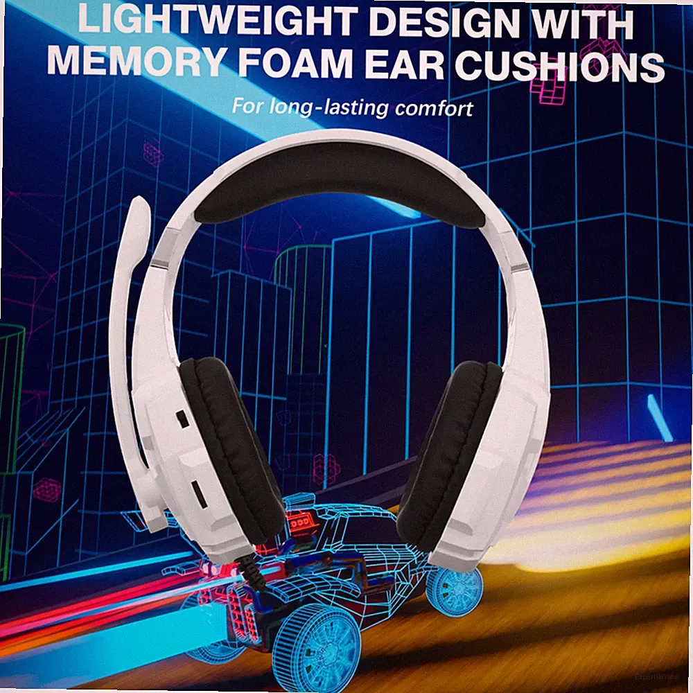Gaming-Kopfhörer Mit 3 5-mm-Klinkenstecker Over-Ear-Headset Geräuschunter Kl1G