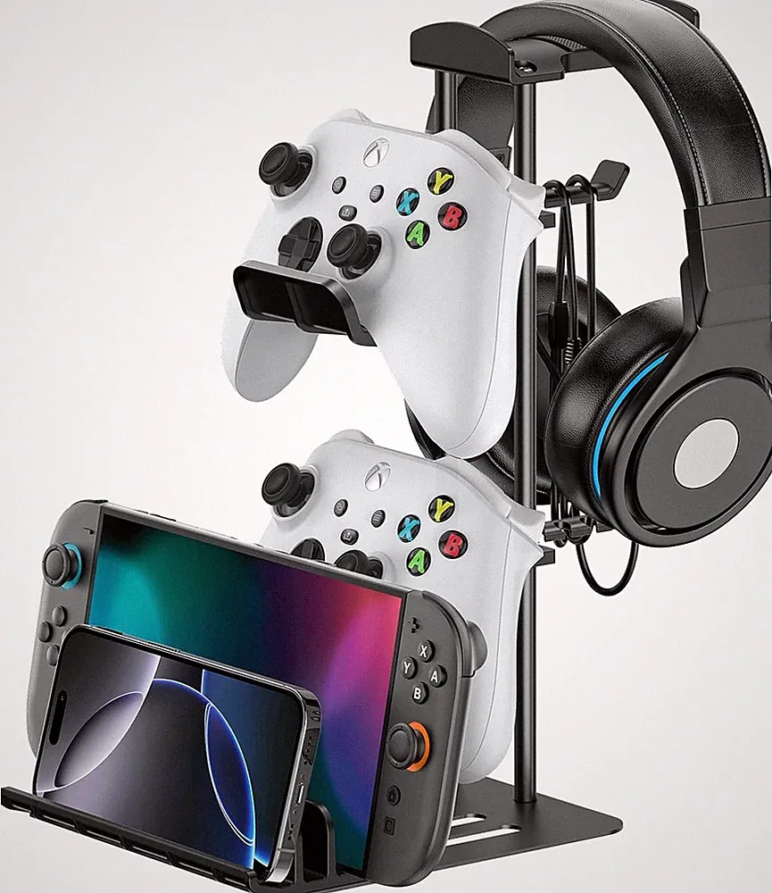 Gaming Kopfhörer Ständer Controller Halter Tisch Aluminium-Stange Zubehör