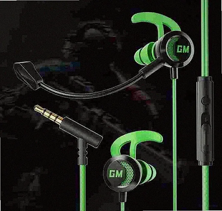 Gaming Ohrhörer mit 7.1 Surround Sound Dual Mikrofon 35mm kabelgebunden für PU