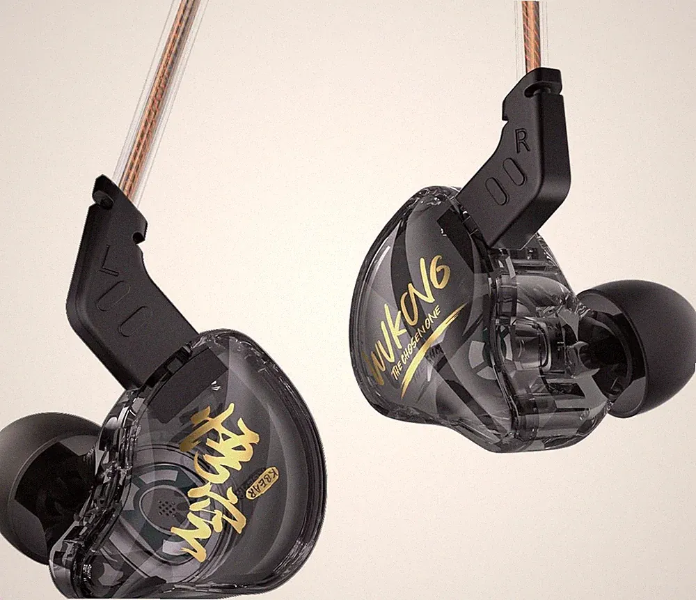 Gaming-Ohrhörer mit Geräuschunterdrückung, In-Ear-Monitor, 3,5-mm-Stecker, Su...