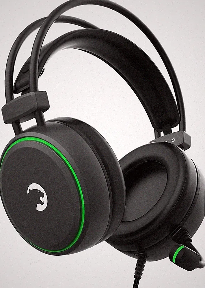 Gaming Over-Ear Headset Kopfhörer Mikrofon 3,5 Klinke mit 50mm GAMEPOWER Jin X