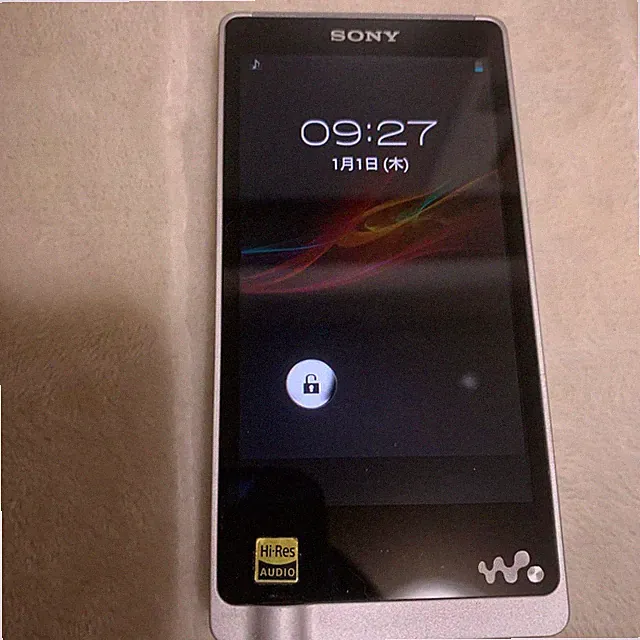 Gebraucht Sony Hi-Res Walkman NW-ZX1 128GB Silber Hohe Auflösung Tragbar Spieler