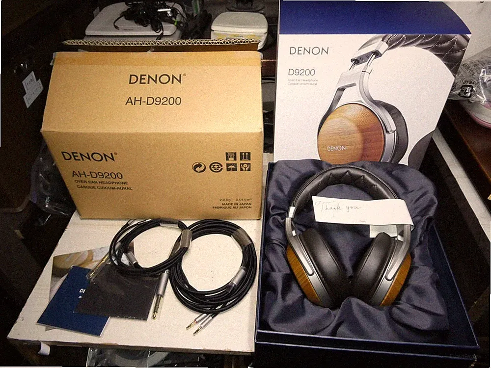 Gebrauchte Denon AH-D9200 Over Ear Kopfhörer Bambus Handarbeit