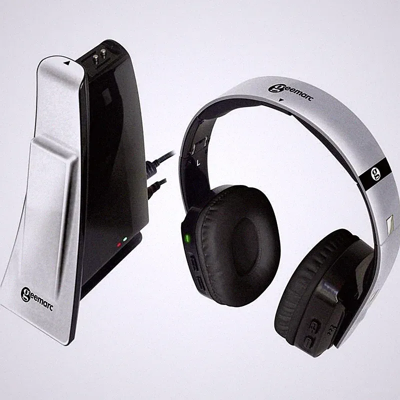 Geemarc CL7400 OPTI Funk TV In Ear Kopfhörer Over Ear Leichtbügel - Wie Neu