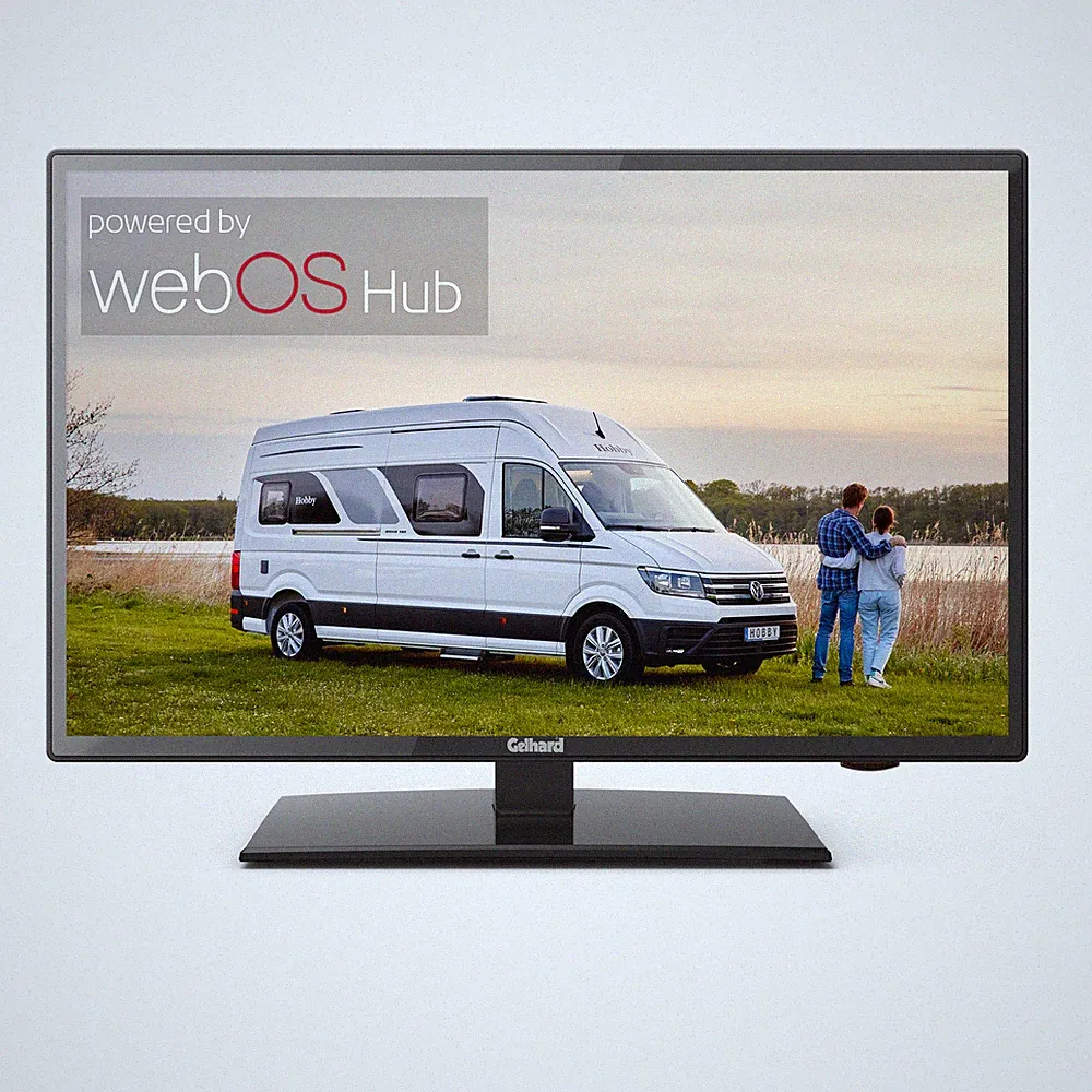 Gelhard GTV1956 LED Smart TV WebOS mit DVD und Bluetooth DVB-S2/C/T2 für 12V