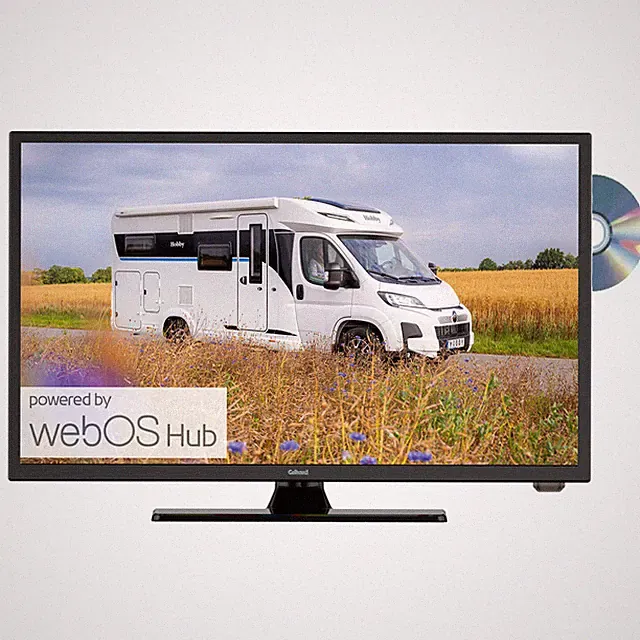 Gelhard GTV2456 LED Smart TV (webOS) mit DVD und Bluetooth DVB-S2/C/T2 für 12V u