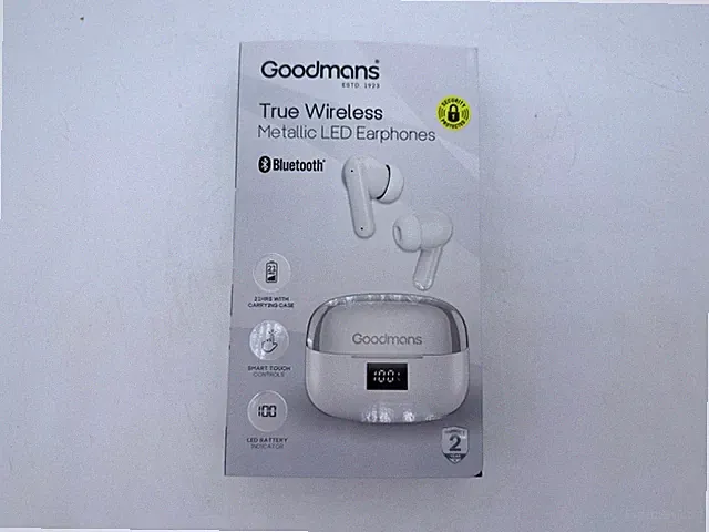 Goodmans True Wireless LED Metallic Kopfhörer Active Noise Cancelling