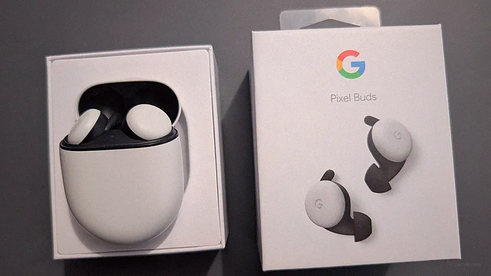 Google Pixel Buds (2. Generation) – Clearly White True Wireless In-Ear Kopfhörer