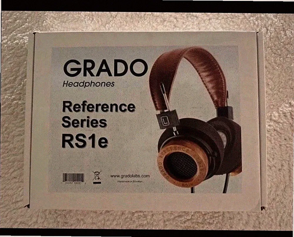 Grado Reference Series RS1e Ohraufliegende Kopfhörer 3,5 mm mit Kabel OVP